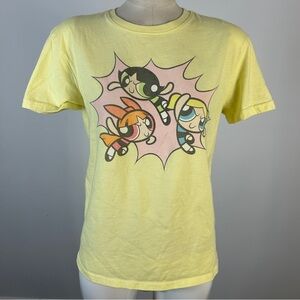 ❤️ Cartoon Network Light Yellow Powerpuff Woman’s Tee S